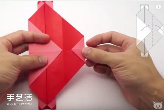 帶愛(ài)心信封的折法圖片 心形信紙情書的折法圖解 -  rpnrmr.com