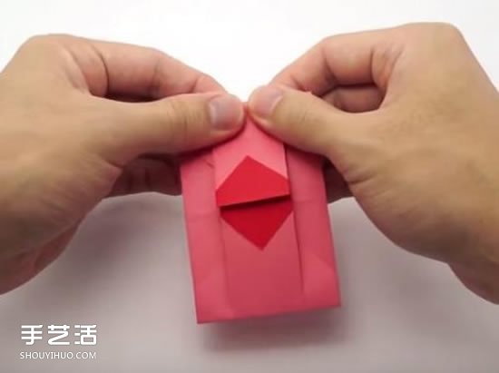 帶愛(ài)心信封的折法圖片 心形信紙情書的折法圖解 -  rpnrmr.com