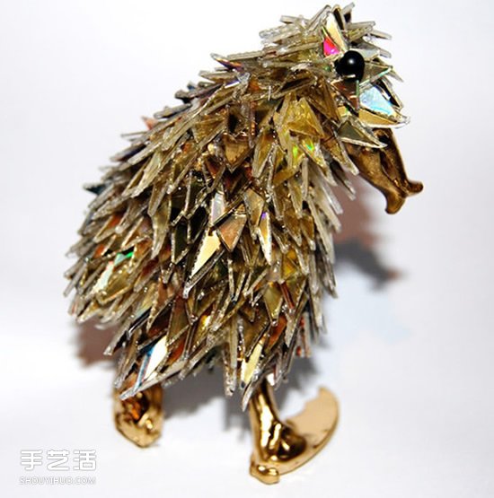 光盤(pán)變廢為寶制作動(dòng)物 精美CD光盤(pán)動(dòng)物DIY圖片 -  rpnrmr.com