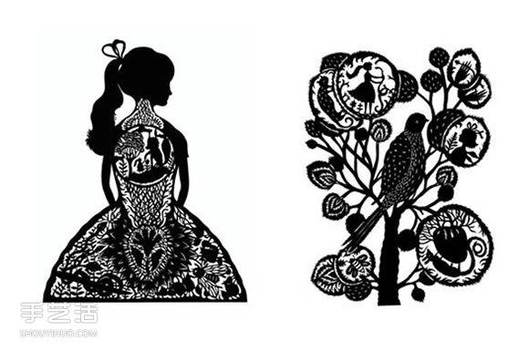 Elsa Mora剪紙作品欣賞 細(xì)膩靜謐的童話世界 -  rpnrmr.com