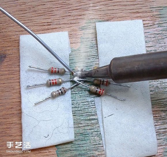 電路板電子元件變廢為寶 DIY手工制作小蜘蛛 -  rpnrmr.com
