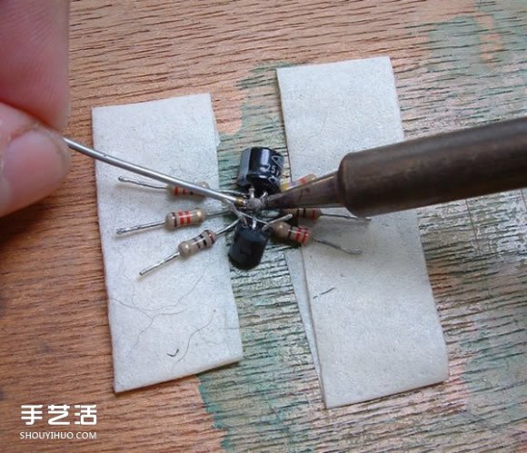 電路板電子元件變廢為寶 DIY手工制作小蜘蛛 -  rpnrmr.com