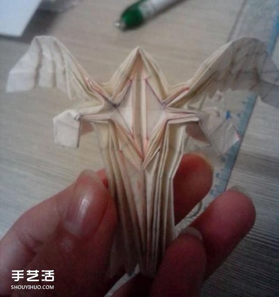 美麗天使的折紙方法 手工折疊立體天使圖解 -  rpnrmr.com