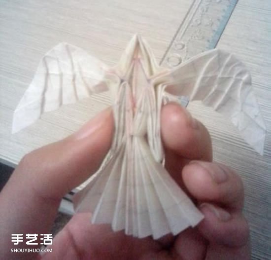 美麗天使的折紙方法 手工折疊立體天使圖解 -  rpnrmr.com