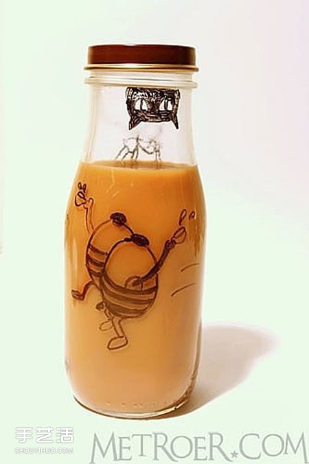 飲料瓶手繪圖片大全 手工飲料瓶畫(huà)畫(huà)作品欣賞 -  rpnrmr.com