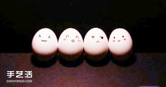 雞蛋畫畫可愛圖片欣賞 簡單可愛雞蛋手繪表情 -  rpnrmr.com