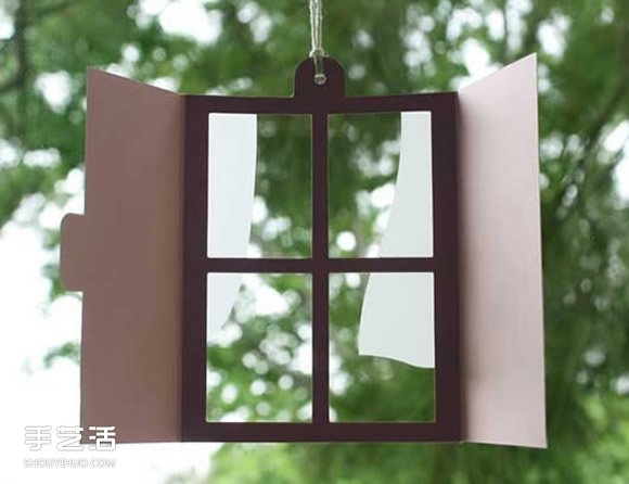 剪紙窗戶小掛件手工制作 創(chuàng)意窗戶風鈴DIY圖解 -  rpnrmr.com
