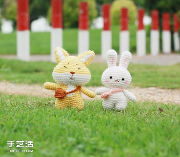 治愈系鉤針作品圖片 可愛小動物們的生活點滴 -  rpnrmr.com