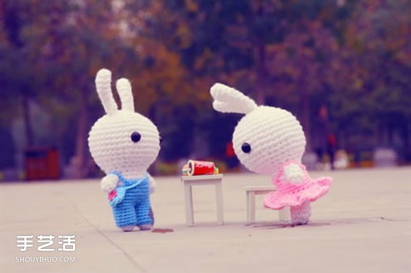治愈系鉤針作品圖片 可愛小動物們的生活點滴 -  rpnrmr.com