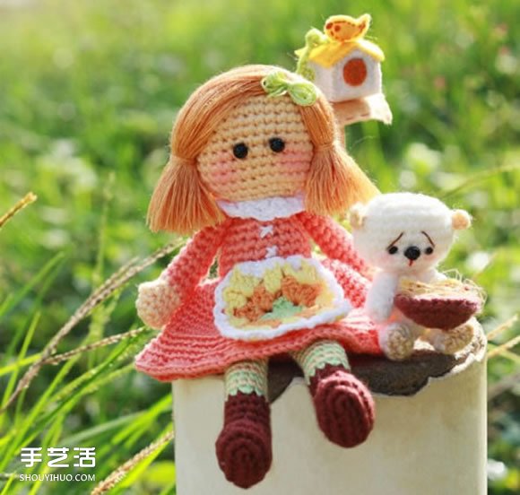 治愈系鉤針作品圖片 可愛小動物們的生活點滴 -  rpnrmr.com