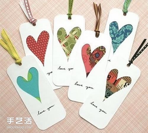 送情人的愛心書簽DIY 自制情人節(jié)書簽圖解 -  rpnrmr.com