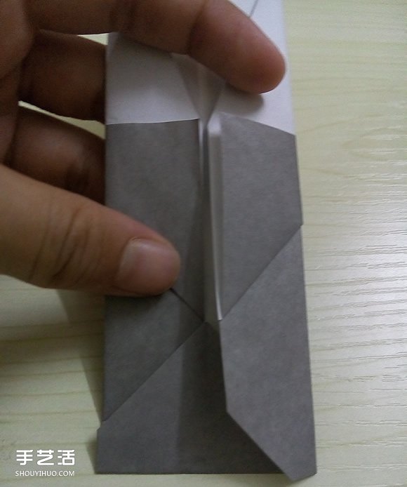 折紙折疊小刀的折法 手工折可折疊彈簧刀圖解 -  rpnrmr.com