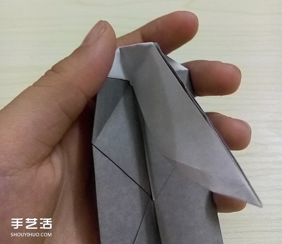 折紙折疊小刀的折法 手工折可折疊彈簧刀圖解 -  rpnrmr.com