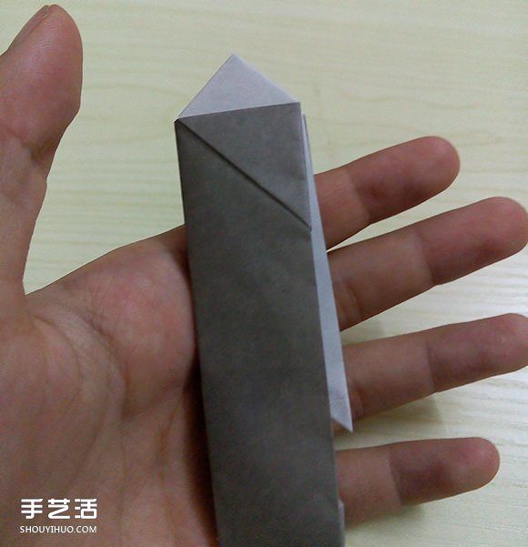 折紙折疊小刀的折法 手工折可折疊彈簧刀圖解 -  rpnrmr.com