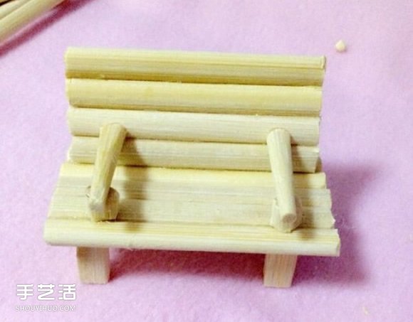一次性筷子手工制作帶扶手椅子的方法圖解 -  rpnrmr.com