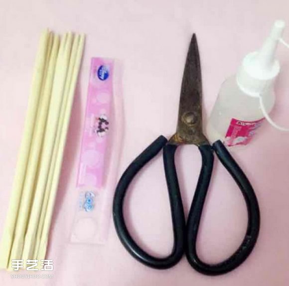 一次性筷子手工制作帶扶手椅子的方法圖解 -  rpnrmr.com