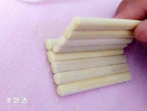 一次性筷子手工制作帶扶手椅子的方法圖解 -  rpnrmr.com