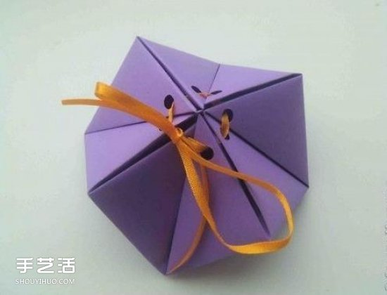 幾何小禮盒的折法圖解 手工折紙?zhí)枪凶硬襟E -  rpnrmr.com