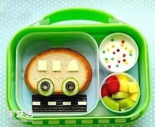 幼兒園水果做小汽車 簡(jiǎn)單水果汽車制作圖片 -  rpnrmr.com