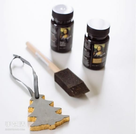 自制水泥圣誕樹掛件 水泥手工制作圣誕樹掛飾 -  rpnrmr.com