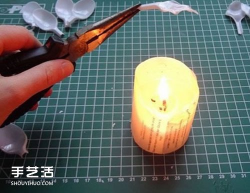一次性勺子廢物利用小制作 塑料勺子創(chuàng)意DIY圖片 -  rpnrmr.com