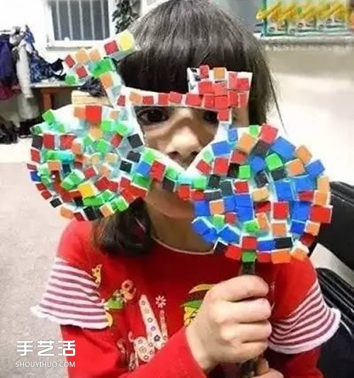 幼兒園泡沫板手工制作 泡沫板馬賽克DIY圖片 -  rpnrmr.com