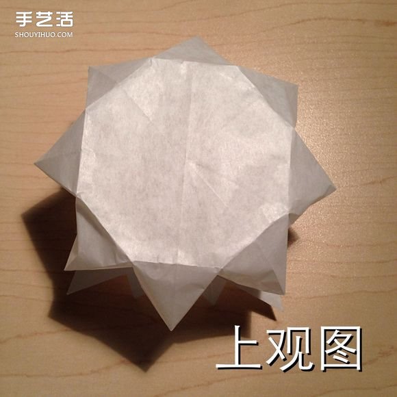 無限幾何花折紙圖解 多層幾何花朵的折法步驟 -  rpnrmr.com