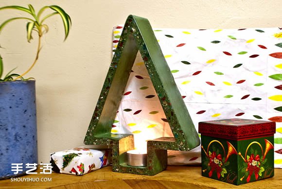 混凝土圣誕節(jié)燭臺DIY 自制圣誕燭臺用水泥 -  rpnrmr.com