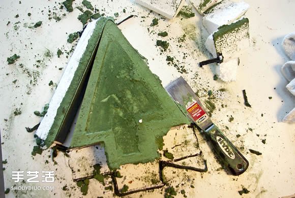 混凝土圣誕節(jié)燭臺DIY 自制圣誕燭臺用水泥 -  rpnrmr.com
