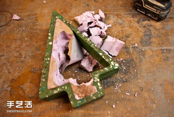混凝土圣誕節(jié)燭臺DIY 自制圣誕燭臺用水泥 -  rpnrmr.com