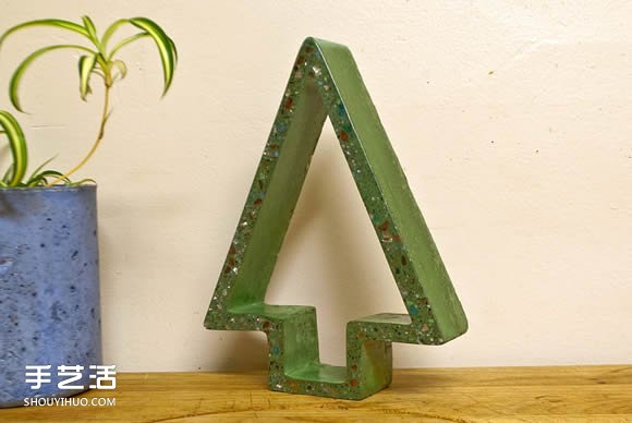 混凝土圣誕節(jié)燭臺DIY 自制圣誕燭臺用水泥 -  rpnrmr.com