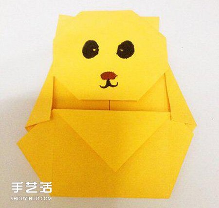小熊折紙圖解教程 傳情可愛小熊的折法步驟 -  rpnrmr.com
