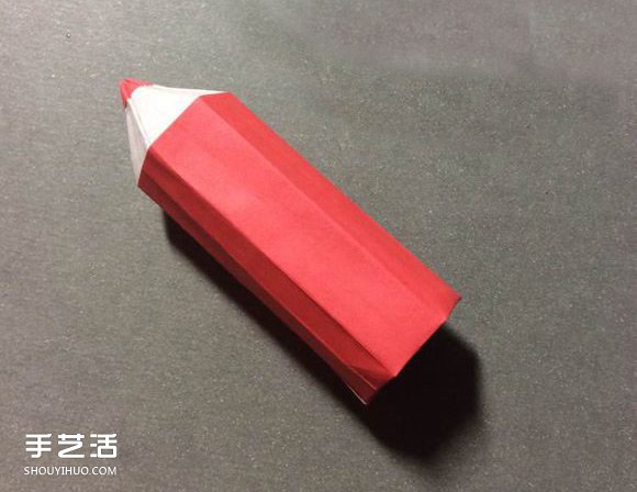 怎么折鉛筆的方法圖解 手工鉛筆折紙步驟圖 -  rpnrmr.com