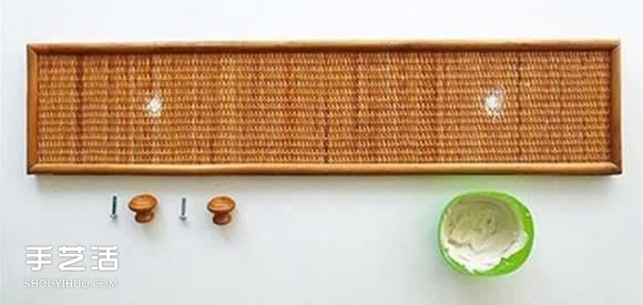 草編抽屜改造壁掛掛鉤 文藝范衣帽架DIY教程 -  rpnrmr.com