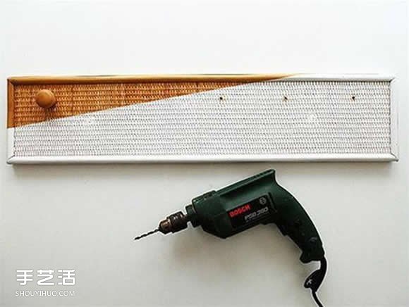 草編抽屜改造壁掛掛鉤 文藝范衣帽架DIY教程 -  rpnrmr.com