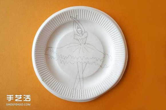 紙盤手工制作芭蕾舞者 創(chuàng)意紙盤手工DIY圖片 -  rpnrmr.com
