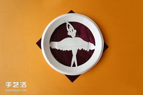 紙盤手工制作芭蕾舞者 創(chuàng)意紙盤手工DIY圖片 -  rpnrmr.com