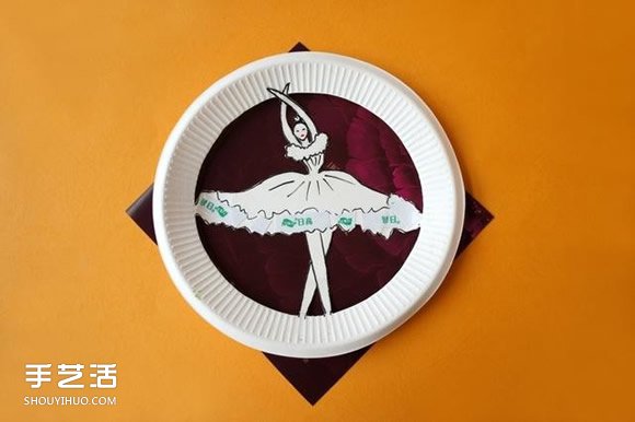 紙盤手工制作芭蕾舞者 創(chuàng)意紙盤手工DIY圖片 -  rpnrmr.com