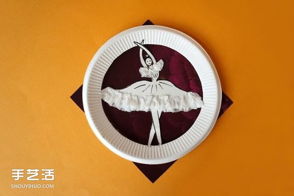 紙盤手工制作芭蕾舞者 創(chuàng)意紙盤手工DIY圖片 -  rpnrmr.com