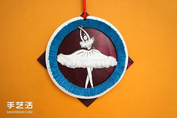 紙盤手工制作芭蕾舞者 創(chuàng)意紙盤手工DIY圖片 -  rpnrmr.com