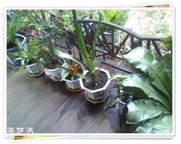 鐵架子廢物利用 DIY手工制作擱置花盆的架子 -  rpnrmr.com