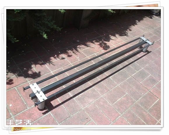鐵架子廢物利用 DIY手工制作擱置花盆的架子 -  rpnrmr.com