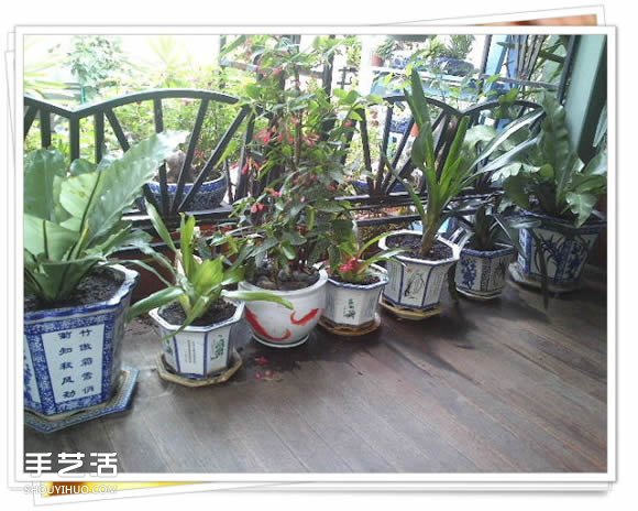鐵架子廢物利用 DIY手工制作擱置花盆的架子 -  rpnrmr.com