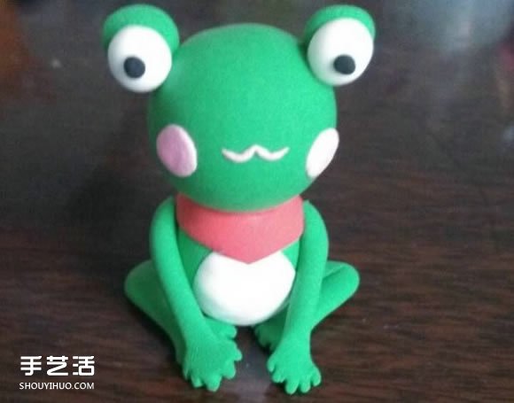 超輕粘土粘土小青蛙 粘土手工制作小青蛙教程 -  rpnrmr.com
