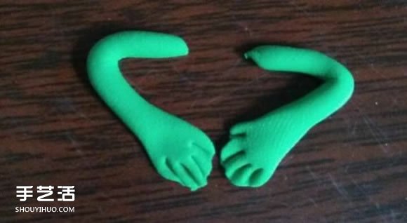 超輕粘土粘土小青蛙 粘土手工制作小青蛙教程 -  rpnrmr.com