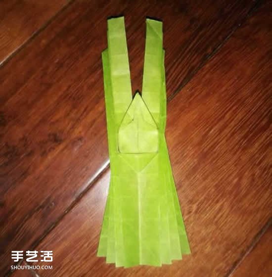 手工禿鷲折紙圖解教程 禿鷲的折疊方法過程 -  rpnrmr.com