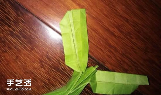 手工禿鷲折紙圖解教程 禿鷲的折疊方法過程 -  rpnrmr.com