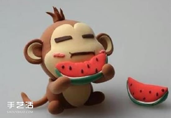 超輕粘土悠嘻猴DIY 手工制作粘土悠嘻猴圖解 -  rpnrmr.com
