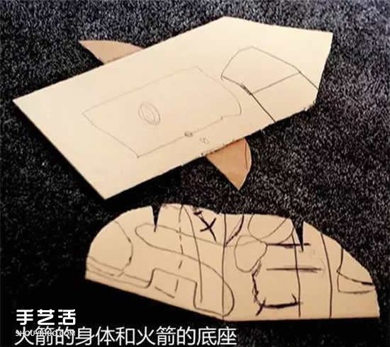 手工火箭的制作方法 自制瓦楞紙火箭模型圖片 -  rpnrmr.com