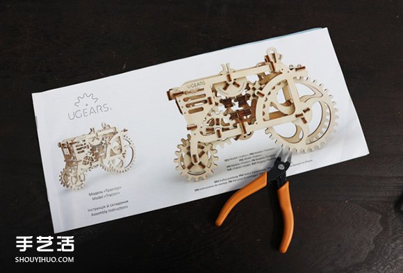 UGEARS自走拖拉機(jī)模型制作 利用橡皮筋產(chǎn)生動力 -  rpnrmr.com